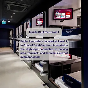 Kepler Club Kuala Lumpur Airport - Klia T1 Landside, Public Area 胶囊旅馆